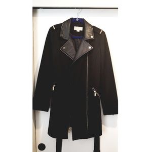 Michael Kors Wool/Leather Coat